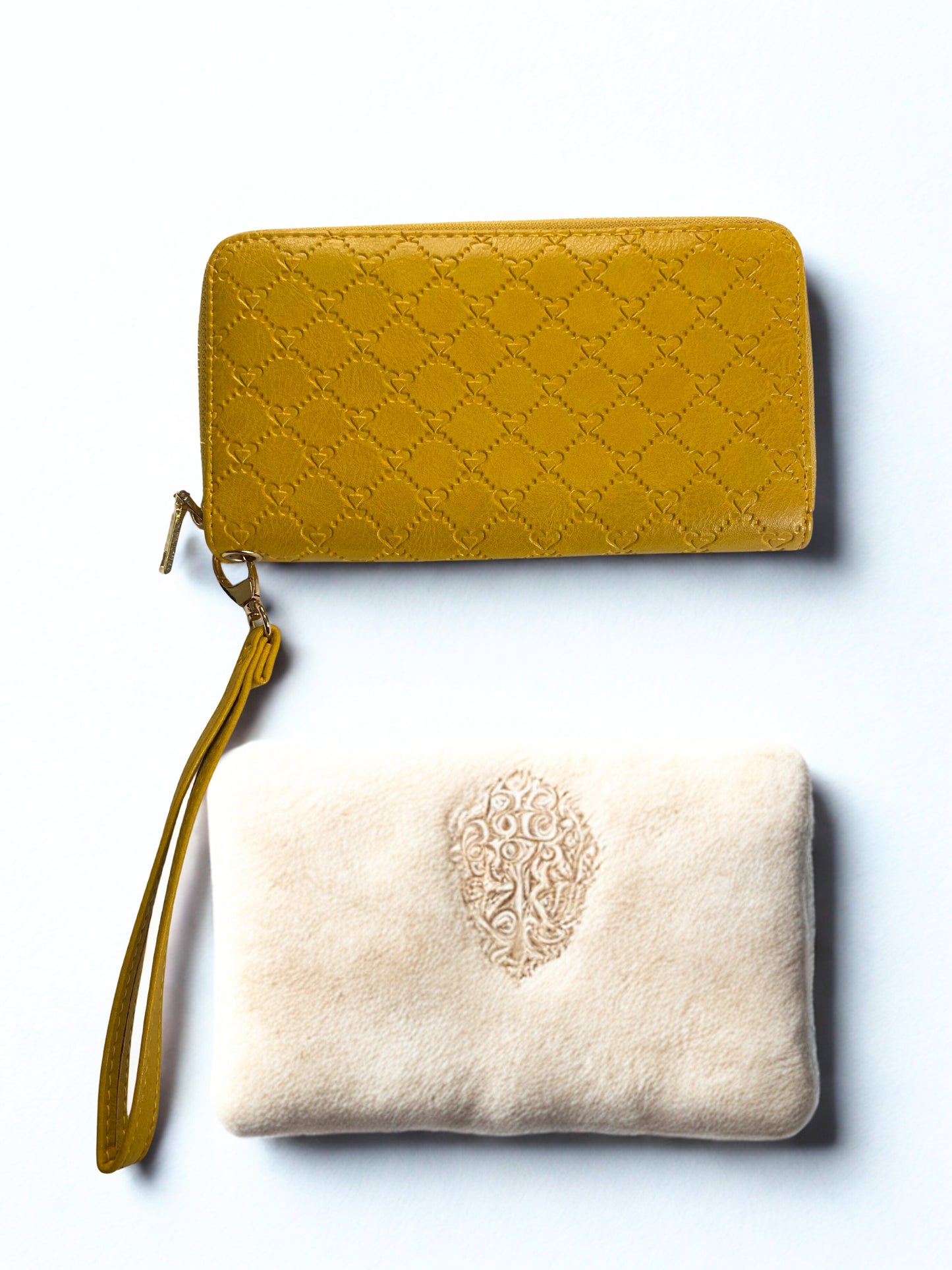 Mustard Yellow Zip Wallet