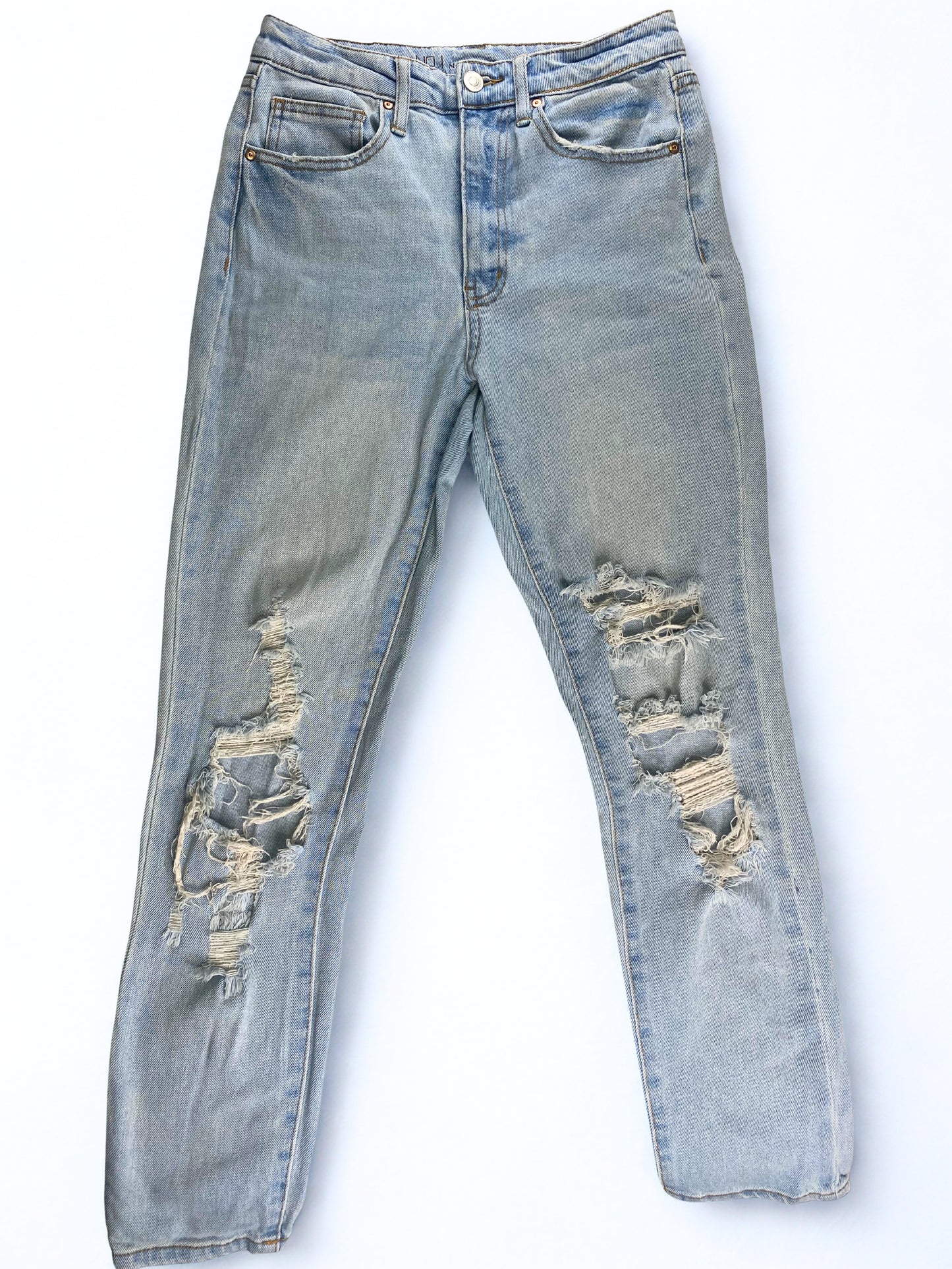 Light Wash Distressed Jeans SIZE 3
