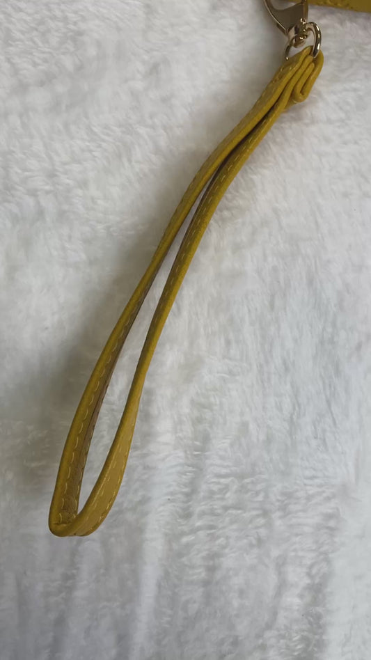 Mustard Yellow Zip Wallet